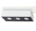 Plafon Sollux Lighting Mono 3, 34x14cm, prostokątny, GU10 3x40W, biały