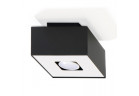 Plafon Sollux Lighting Mono 1, 14cm, kwadratowy GU10 1x40W, czarny