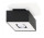 Plafon Sollux Lighting Mono 1, 14cm, kwadratowy GU10 1x40W, czarny