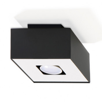 Plafon Sollux Ligthing Mono 1, 14cm, kwadratowy GU10 1x40W, biały