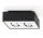 Plafon Sollux Lighting Mono 2, 24x14cm, prostokątny GU10 2x40W, czarny