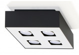 Plafon Sollux Ligthing Mono 4, 24x24cm, kwadratowy, GU10 4x40W, biały