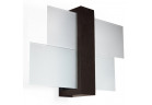 Kinkiet Sollux Lighting Feniks 1, 30cm, E27 1x60W, drewno wenge
