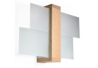 Kinkiet Sollux Lighting Feniks 1, 30cm, E27 1x60W, drewno naturalne