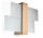 Kinkiet Sollux Lighting Feniks 1, 30cm, E27 1x60W, drewno naturalne