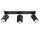 Plafon potrójny Sollux Lighting Merida 3, 45cm, GU10 3x40W, czarny