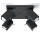 Plafon poczwórny Sollux Lighting Merida 4, 25cm, GU10 4x40W, czarny