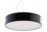 Lampa wisząca Sollux Lighting Arena 45, okrągła, 45cm, E27 3x60W, czarna