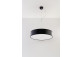 Lampa wisząca Sollux Ligthing Arena 35, okrągła, 35cm, E27 2x60W, czarna