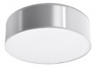 Plafon Sollux Lighting Arena 35, okrągły, 35cm, E27 2x60W, szary