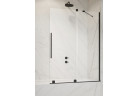Parawan nawannowy Radaway Furo Black PND II, prawy, szkło przejrzyste, 100x150cm, przesuwny, czarny profil