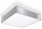 Plafon Sollux Lighting Horus 45, kwadratowy, 45cm, E27 3x60W, szary