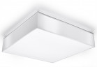 Plafon Sollux Lighting Horus 45, kwadratowy, 45cm, E27 3x60W, biały