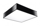 Plafon Sollux Lighting Horus 25, kwadratowy, 25cm, E27 1x60W, czarny