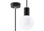 Lampa wisząca Sollux Ligthing Edison, 8cm, E27 1x60W, biała