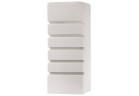 Kinkiet ceramiczny Sollux Lighting Samir, 25cm, E27 1x60W, biały