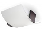 Plafon Sollux Lighting Emilio, 33cm, E27 2x60W, wenge/biały