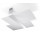 Plafon Sollux Lighting Massimo, 50cm, E27 2x60W, chrom/biały