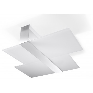 Kinkiet Sollux Ligthing Massimo, 28cm, G9 2x40W, chrom/biały