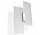 Kinkiet Sollux Lighting Fabiano, 37cm, E27 2x60W, chrom/biały