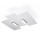 Plafon Sollux Lighting Fabiano, 42cm, E27 3x60W, chrom/biały