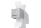 Kinkiet Sollux Lighting Loreto, 10x30cm, G9 1x40W, szary