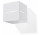 Kinkiet Sollux Lighting Lobo, 10cm, kwadratowy, G9 1x40W, biały