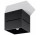 Plafon Sollux Lighting Loreto, 10cm, kwadratowy, G9 1x40W, czarny