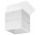 Plafon Sollux Lighting Loreto, 10cm, kwadratowy, G9 1x40W, biały