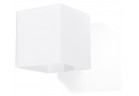 Kinkiet Sollux Lighting Rico, 10cm, kwadratowy, G9 1x40W, biały