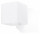 Kinkiet Sollux Lighting Rico, 10cm, kwadratowy, G9 1x40W, biały