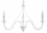 Żyrandol Sollux Lighting Minerwa 3, 60cm, E14 3x40W, biały