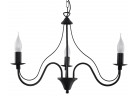 Żyrandol Sollux Lighting Minerwa 3, 60cm, E14 3x40W, czarny