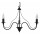 Żyrandol Sollux Lighting Minerwa 3, 60cm, E14 3x40W, czarny