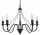 Żyrandol Sollux Lighting Minerwa 5, 60cm, E14 5x40W, czarny