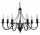 Żyrandol Sollux Lighting Minerwa 7, 60cm, E14 7x40W, czarny