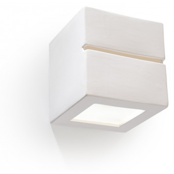 Kinkiet ceramiczny Sollux Ligthing Sigma Mini, 30cm, E27 1x60W, biały