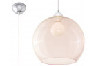 Lampa wisząca Sollux Lighting Ball, 30cm, E27 1x60W, szampański