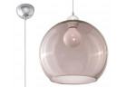 Lampa wisząca Sollux Lighting Ball, 30cm, E27 1x60W, grafit