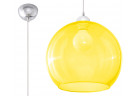 Lampa wisząca Sollux Lighting Ball, 30cm, E27 1x60W, żółty