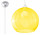 Lampa wisząca Sollux Lighting Ball, 30cm, E27 1x60W, żółty