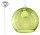 Lampa wisząca Sollux Lighting Ball, 30cm, E27 1x60W, zielony
