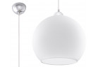Lampa wisząca Sollux Lighting Ball, 30cm, E27 1x60W, biały
