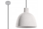 Lampa wisząca Sollux Lighting Damaso, 28cm, beton, E27 1x60W, szary
