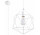 Lampa wisząca Sollux Lighting Gaspere, 25cm, E27 1x60W, biały