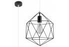 Lampa wisząca Sollux Lighting Gaspere, 25cm, E27 1x60W, czarny