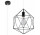 Lampa wisząca Sollux Lighting Gaspere, 25cm, E27 1x60W, czarny