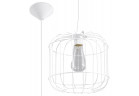 Lampa wisząca Sollux Lighting Celta, 25cm, E27 1x60W, biały
