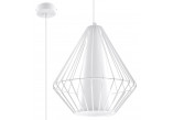 Lampa wisząca Sollux Ligthing Celta, 25cm, E27 1x60W, biały