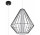 Lampa wisząca Sollux Lighting Demi, 28cm, E27 1x60W, czarny